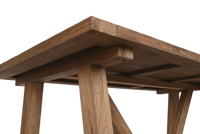 DKD Home Decor Mesa Comedor Indonesia 1c24 Teca Natural 200 x 100 x 75 cm