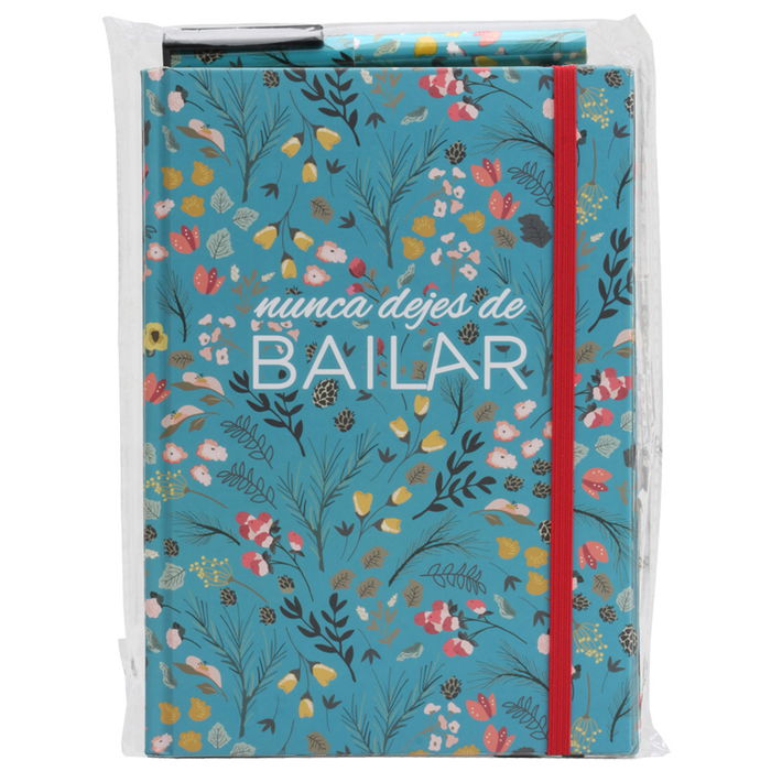 CMP General Libreta Soft Con Boli Bailar cmP General, Tapas Duras Acolchadas, Goma Sujeción, 15x21 cm