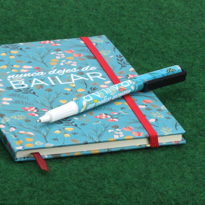 CMP General Libreta Soft Con Boli Bailar cmP General, Tapas Duras Acolchadas, Goma Sujeción, 15x21 cm