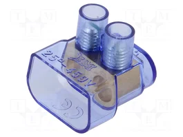 BM GROUP Bloque de bornas de alimentación azul de 450V