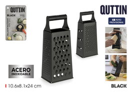 Quttin Rallador Multiusos de 4 Caras Black