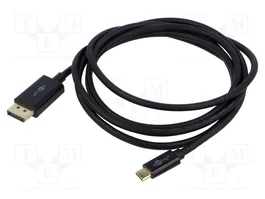 GOOBAY Cable USB C a DisplayPort 1.2 1m negro