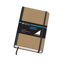 Dohe Cuaderno Vesta Nature A6 con tapa de cartón y rayado horizontal