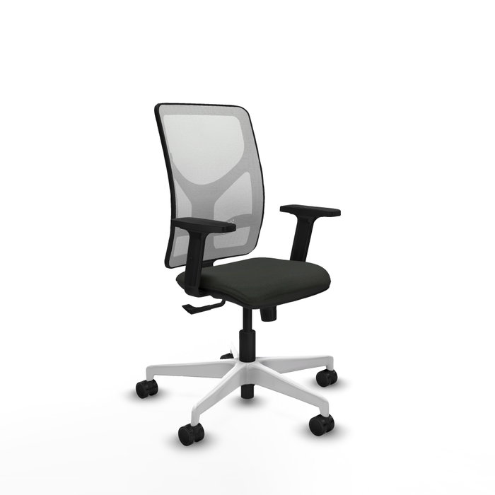 PIQUERAS Y CRESPO Silla de oficina Motilla con Mecanismo Sincro Negro y Blanco PIQUERAS Y CRESPO Silla de oficina Motilla con Mecanismo Sincro Negro y Blanco
