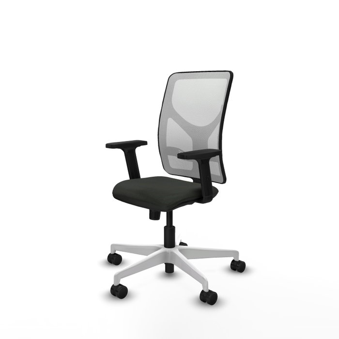 PIQUERAS Y CRESPO Silla de oficina Motilla con Mecanismo Sincro Negro y Blanco PIQUERAS Y CRESPO Silla de oficina Motilla con Mecanismo Sincro Negro y Blanco