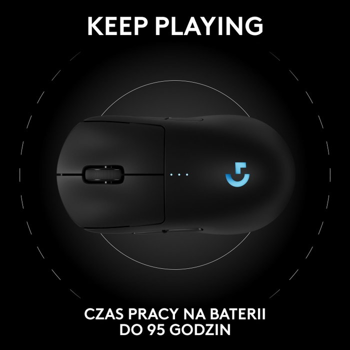 Logitech G Pro 2 Lightspeed Wireless Gaming Mouse 32000 DPI Laser Black