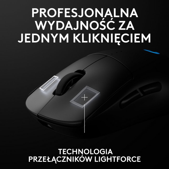 Logitech G Pro 2 Lightspeed Wireless Gaming Mouse 32000 DPI Laser Black