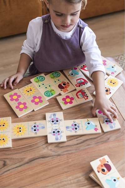 Diset Juego de Mesa Macro Dominó 28 Piezas de Madera 12x6cm para Más de 1 Año Diset Juego de Mesa Macro Dominó 28 Piezas de Madera 12x6cm para Más de 1 Año
