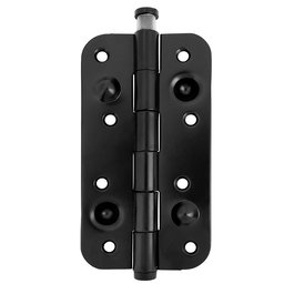 Herrajes Alk Bisagra Antipalanca 150-80 Sin Remate Cantos Redondos Acabado Negro