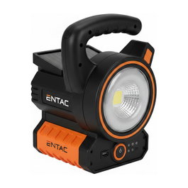 ENTAC Luz de trabajo LED Solar con Powerbank