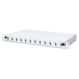 Digitus Caja de Empalme Fibra Óptica 1HE Equipada 12x LC DX OS2 Gris - DN-LWL-...