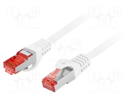 LANBERG Patch cord Cat 6 S/FTP 20m blanco