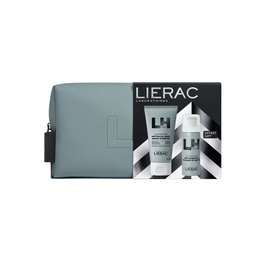 Set Lierac: Homme, Moisturising, After-Shave Balm, 75 ml + Homme, Hydrating, Shaving Foam, 50 ml + Homme, Zippered, GWP Textile Pouch