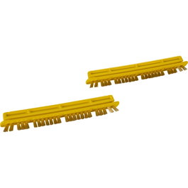 Kärcher Juego de tiras de cepillo Blanco / Amarillo
