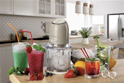 Ariete 438/03 Picadora Vintage Beige de 400W con 4 Cuchillas de Acero Inoxidable para Cocina de Estilo Retro