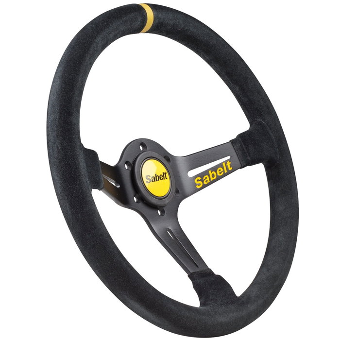 Sabelt SW-465 Volante Semi-cóncavo de 350mm en Ante Negro
