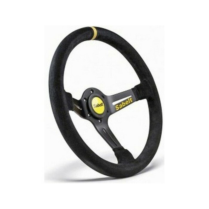 Sabelt SW-465 Volante semi-cóncavo de 350mm en ante negro Sabelt SW-465 Volante semi-cóncavo de 350mm en ante negro