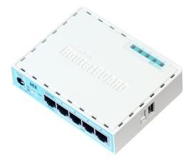 Mikrotik RB750GR3 Router Gigabit Ethernet Turquesa, Blanco 10/100/1000 Mbit/s