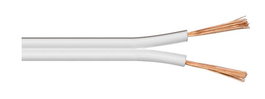 MicroConnect Cable de altavoz 2x2,5mm², 100m, blanco