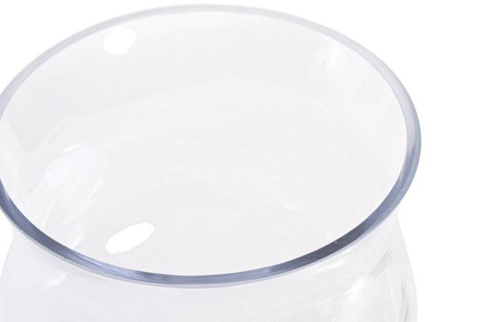 DKD Home Decor Portavelas de Cristal Transparente Diseño Copa DKD Home Decor Portavelas de Cristal Transparente Diseño Copa
