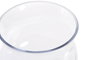 DKD Home Decor Portavelas de Cristal Transparente Diseño Copa