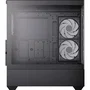 Aerocool Caja de PC AEROCOOL P500D ACCM-PN06033.11, Semitorre ATX Negro sin Fuente de Alimentación