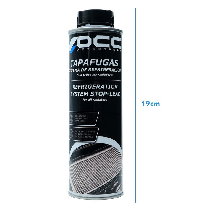 Occ Motorsport OCC49008 Tapafugas para Sistema de Refrigeración 300 mL - Sella Fugas y Fisuras en Circuito de Refrigerante