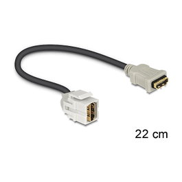 DeLOCK Módulo Keystone HDMI a HDMI de 0,22 m