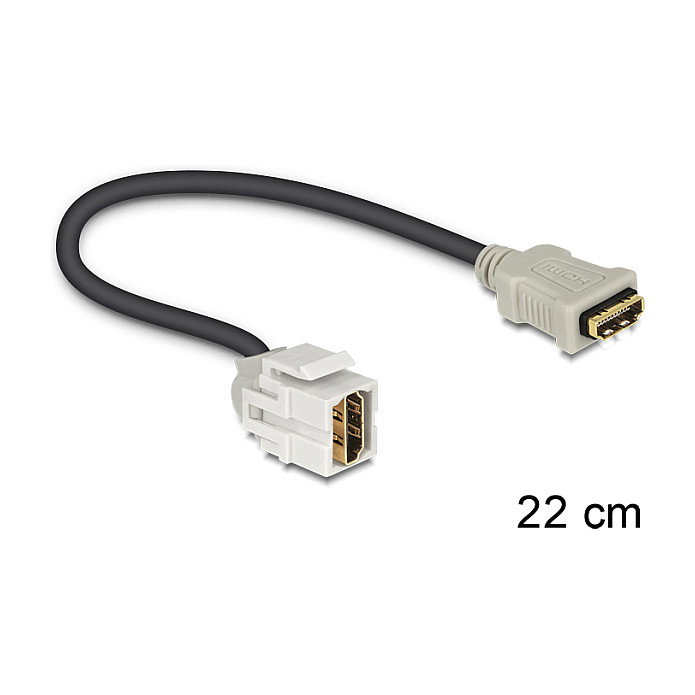 DeLOCK Módulo Keystone HDMI a HDMI de 0,22 m DeLOCK Módulo Keystone HDMI a HDMI de 0,22 m