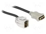 DeLOCK Cable HDMI Hembra/Hembra de 0,22 m con contactos chapados en oro