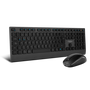 NOX Lite Duo Combo de Teclado y Ratón Inalámbrico Negro