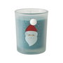 Home Deco Factory Vela Perfumada Noel en Vaso de Vidrio con Pompón - Colección Noel, Aroma Surtido, Cera 45g, Duración 8h