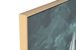 DKD Home Decor Cuadro Mediterraneo Lienzo y PS Turquesa Natural 4 x 120 x 90 cm (2 Unidades)