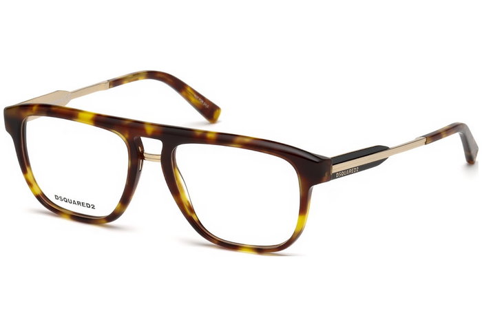 Dsquared2 DQ5257-052-53 Gafas de Vista para Hombre Dorado Dsquared2 DQ5257-052-53 Gafas de Vista para Hombre Dorado