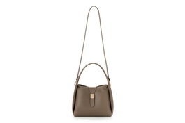 Vince Camuto Turin Bolso de Polipiel Color Visón Oscuro