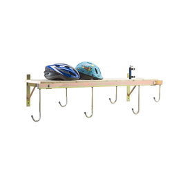 Peruzzo Soporte de Pared para 6 Bicicletas, 126 cm x 360 mm, con Estantería