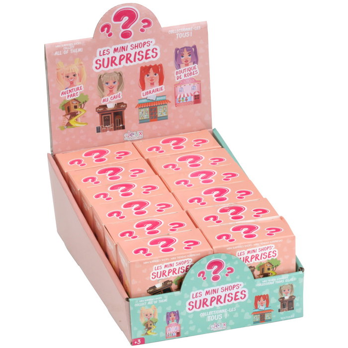 Jeux 2 momes Caja Sorpresa Mini Tiendas, Cafetería, Biblioteca, Parque, Tienda Ropa (Modelos Surtidos Aleatorios)