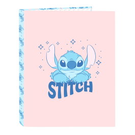 Safta Carpeta Stitch Ohana con 4 Anillas Mixtas
