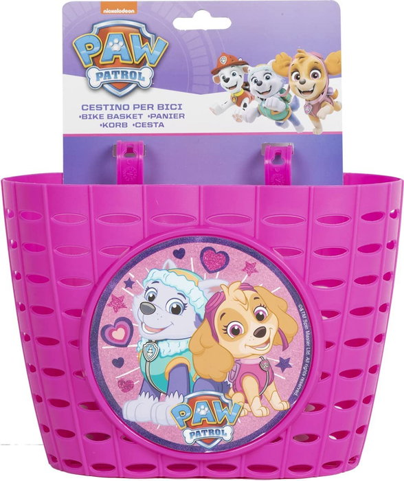 Paw Patrol Cesta Frontal Bicicleta Niño CZ10547 Práctica y Divertida