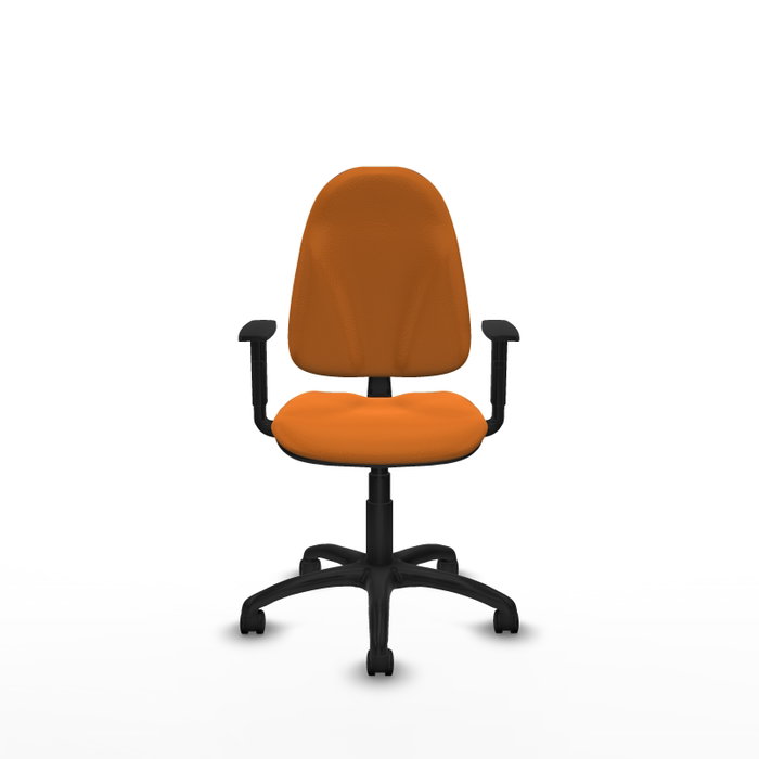 PIQUERAS Y CRESPO Silla de oficina Algarra Naranja con Similpiel PIQUERAS Y CRESPO Silla de oficina Algarra Naranja con Similpiel
