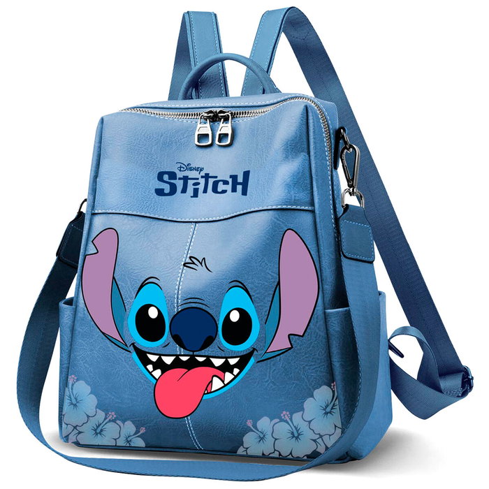 Karactermania Mochila Shield Lilo y Stitch Tongue Azul
