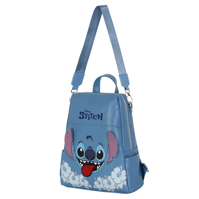 Karactermania Mochila Shield Lilo y Stitch Tongue Azul