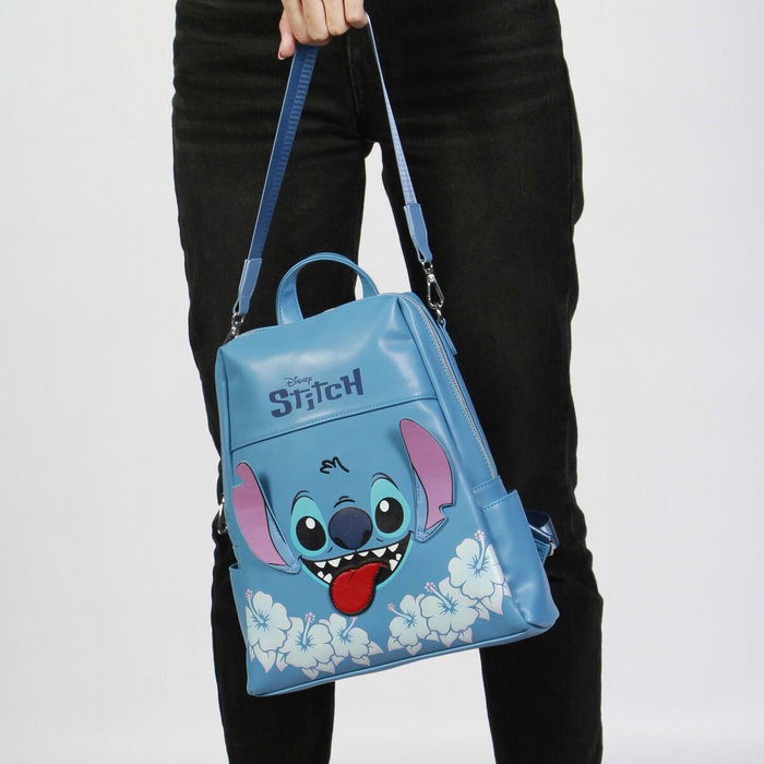 Karactermania Mochila Shield Lilo y Stitch Tongue Azul