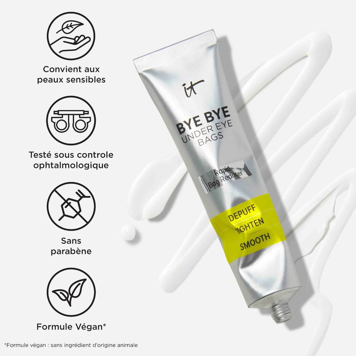 IT Cosmetics BYE BYE under eye bags Contorno de Ojos Anti Bolsas y Ojeras, Efecto Lifting Temporal 15 ml IT Cosmetics BYE BYE under eye bags Contorno de Ojos Anti Bolsas y Ojeras, Efecto Lifting Temporal 15 ml