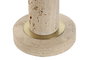 DKD Home Decor Lámpara de Sobremesa de Mármol y Lino Beige