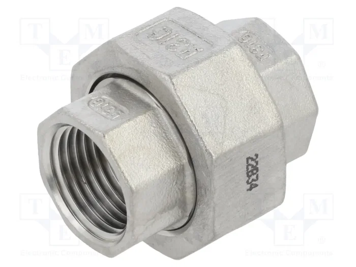 GEBO Conector Doble de Acero Inoxidable G 1/2% GEBO Conector Doble de Acero Inoxidable G 1/2%