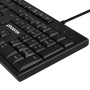 Phoenix technologies Teclado Multimedia K100 USB Negro
