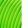 Edm Carrete cable cordón tubular H03VV-F 2 x 0,75 mm² amarillo fluor, 25 m