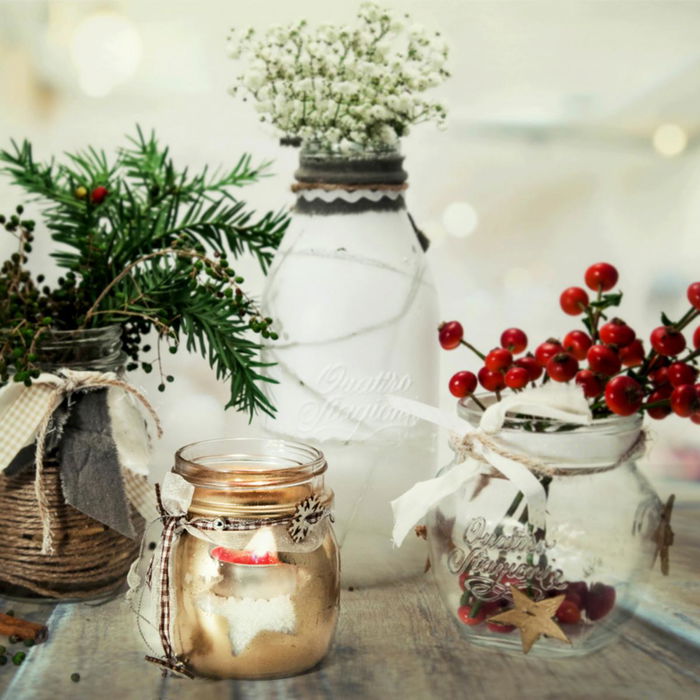 Botella Vidrio Quattro Stagioni Bormioli Rocco 1 L