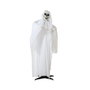 Fantasma Colgante con Capa Blanca y Calavera 166 cm - Activa con Sonido, Movimiento, Luces y Sonidos para Halloween y Decoración